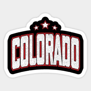 Retro Vintage Colorado Sticker